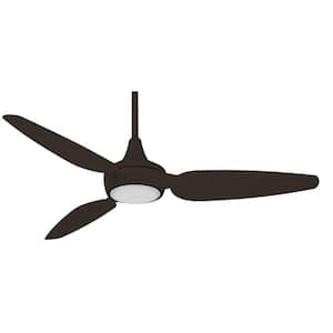 Seacrest 60 in. LED Indoor/Outdoor Oil Rubbed Bronze Smart Ceiling Fan with Light and Remote Control
