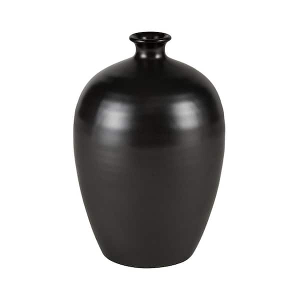 Unbranded Juniper Ceramic 2 in. Decorative Vase in Black - Medium