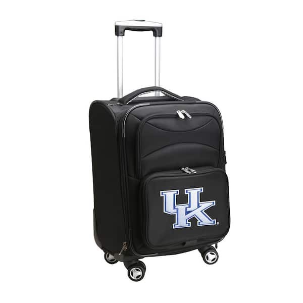 Denco NCAA Kentucky Black 21 in. Carry-On Softside Spinner Suitcase