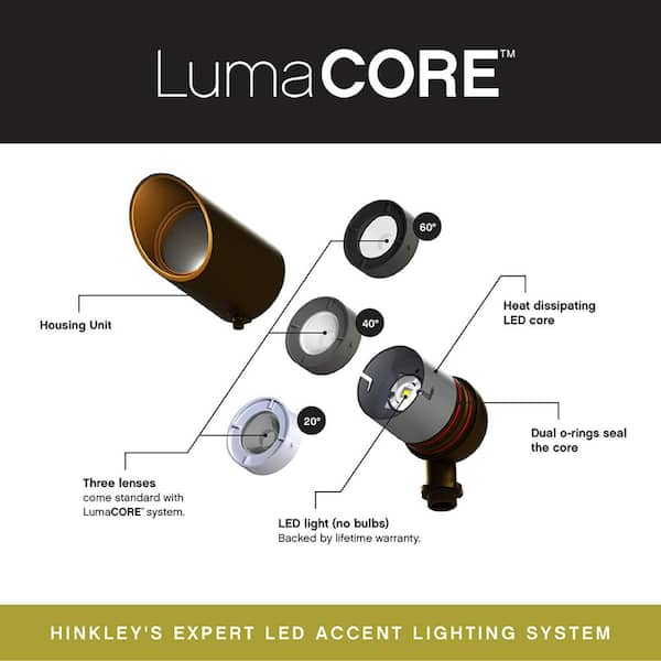 Hinkley 15708BZ-5W3K Shielded Well Light Bronze LED