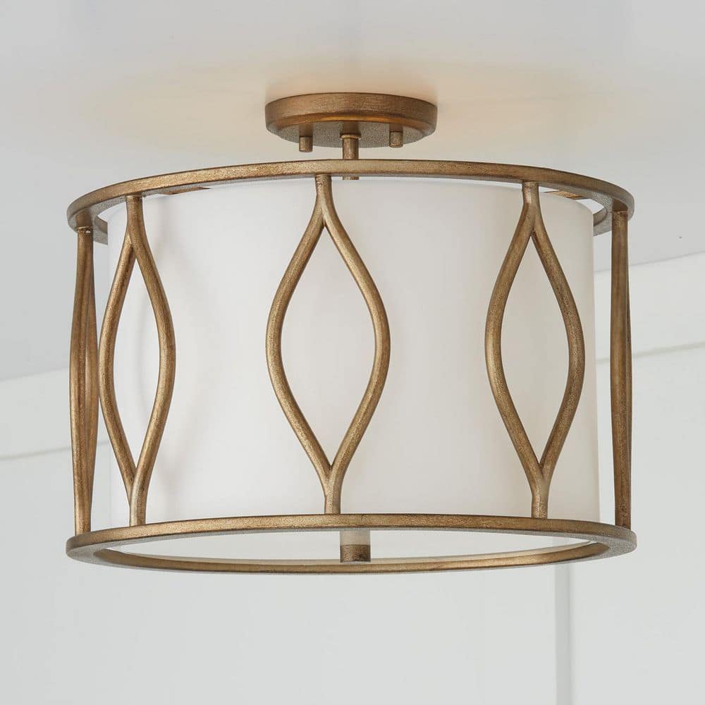Capital Lighting Fixture Company Cohen 16 in. 3-Light Drum Antique