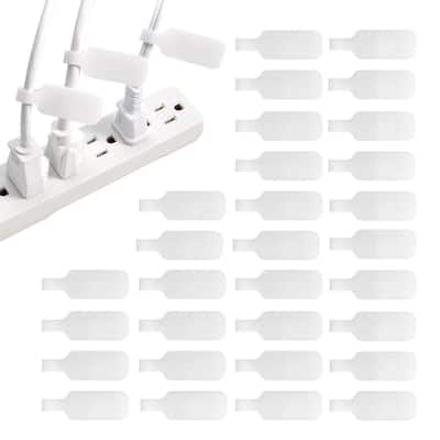 Tzumi Smart Clips Cable Management 6-Pack Self-Adhesive Cord Organizers  6203HD - The Home Depot