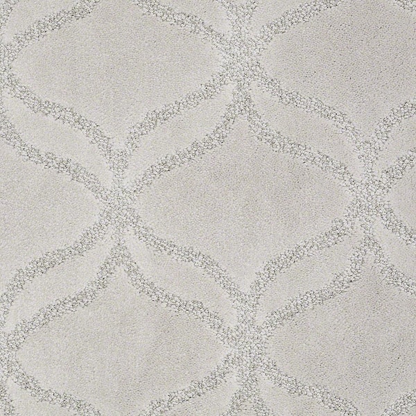 Lifeproof 8 in. x 8 in. Pattern Carpet Sample - Kensington - Color Rain Drop