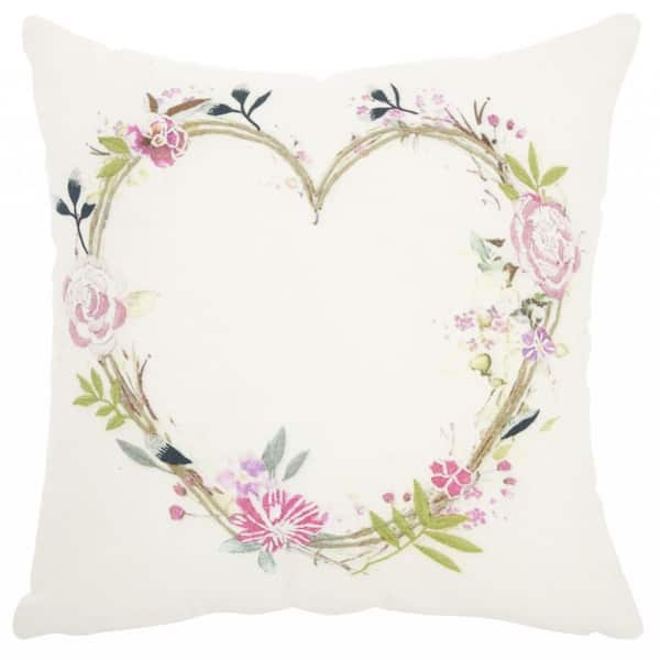 HomeRoots Jordan Multicolor Geometric Cotton 18 in. x 18 in. Throw Pillow