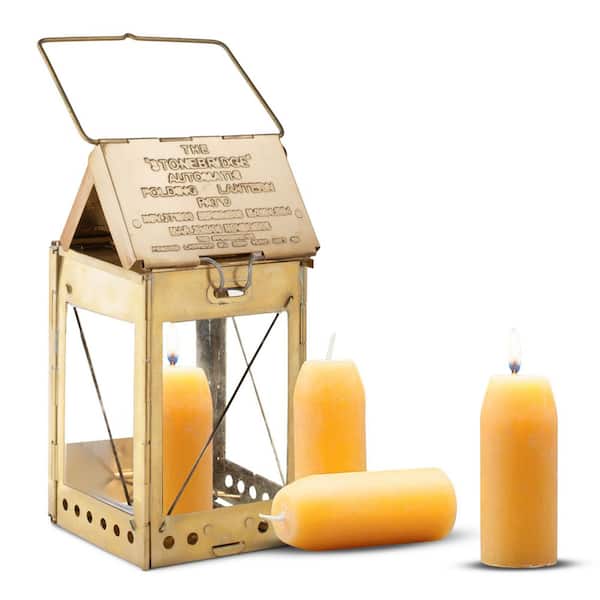 KINGS COUNTY TOOLS Candle Lamp-Yellow 4.5 x 8.5 in. Folding Candle