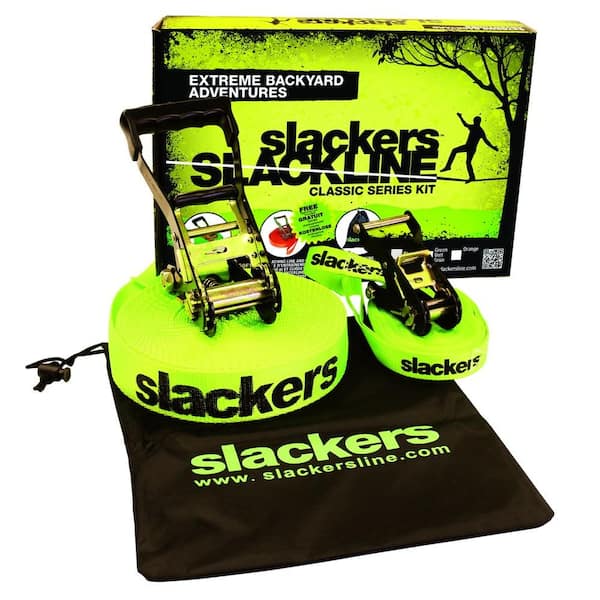 Slackers 50 ft. Slackline Classic Set