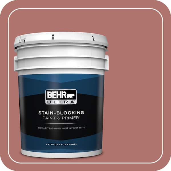 BEHR ULTRA 5 gal. #PMD-81 Tandoori Spice Satin Enamel Exterior Paint & Primer