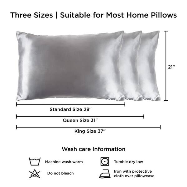 What are the chromolly dimensions of a king size pillowcase