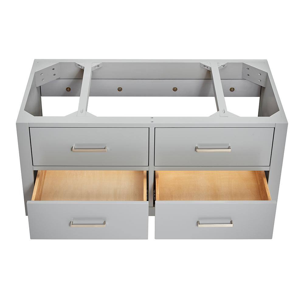Hutton 42" Gray Single Wall-Mounted Vanity Cabinet