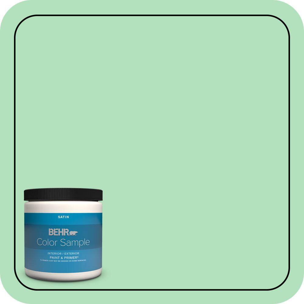 8 oz. #P400-3 Folk Tale Satin Enamel Interior/Exterior Paint & Primer Color Sample price history on PriceWatchPro