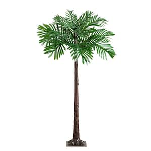 4 ft. UV Resistant Lighted Artificial Palm Tree with 127 Warm White LED Lights (Indoor/Outdoor)