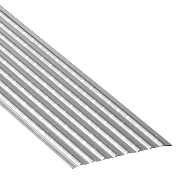 Schluter Trep-EFK Stainless Steel 2.219 in. x 98.5 in. Metal Stair Nose Tile Edging Trim