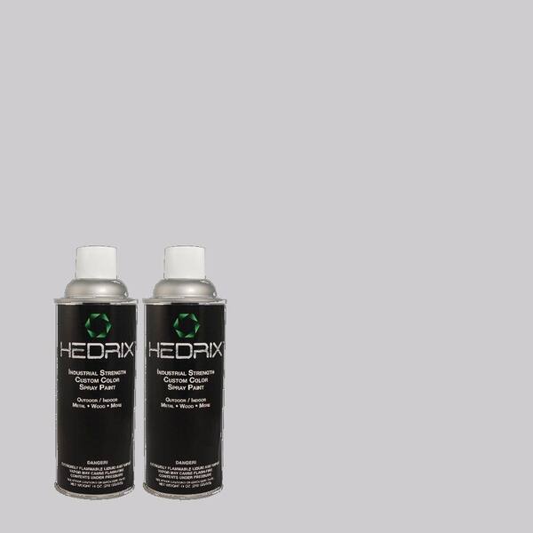 Hedrix 11 oz. Match of 3B49-2 Aster Petal Flat Custom Spray Paint (2-Pack)