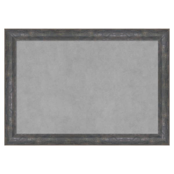 Amanti Art Angled Metallic Rainbow 27 in. x 19 in. Framed Magnetic Board