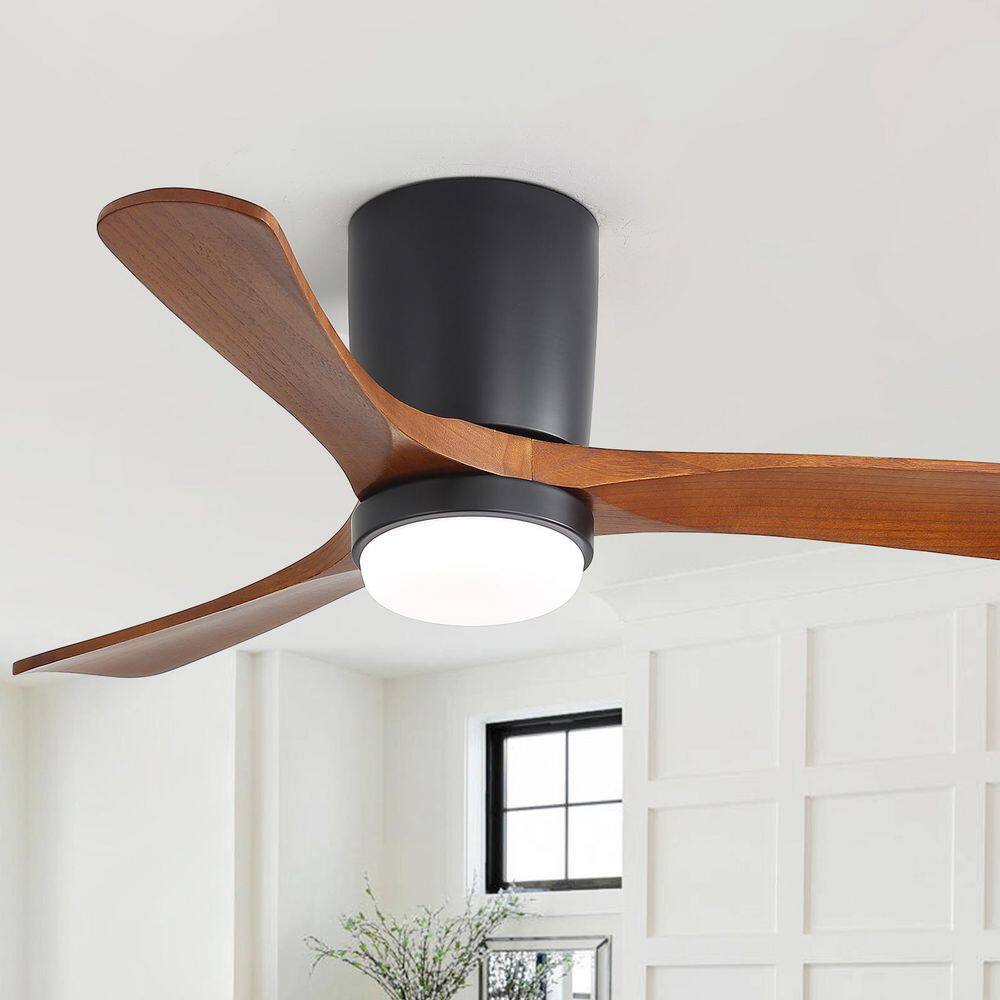 42 in. Indoor/Outdoor Black and Brown Ceiling Fan with Integrated LED Light Kit and Remote price history on PriceWatchPro