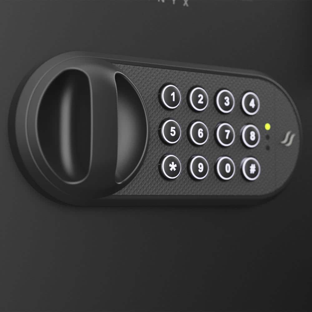Sanctuary 0.5 Cu. ft. Matte Black Fireproof Digital Safe