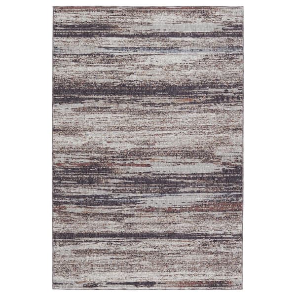Jaipur Living Seismic Light Gray/Charcoal 8 ft. x 10 ft. Abstract Rectangle Area Rug
