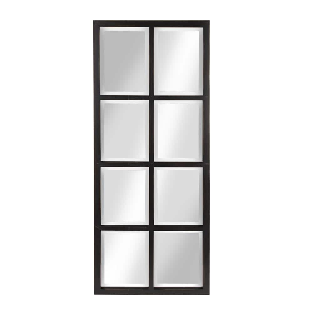 Kate and Laurel Large Rectangle Bronze Beveled Glass Contemporary Mirror  (42 in. H x 17 in. W) 211182 - The Home Depot