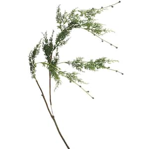 35.5 in. Artificial Green Cypress Hanging Christmas Spray