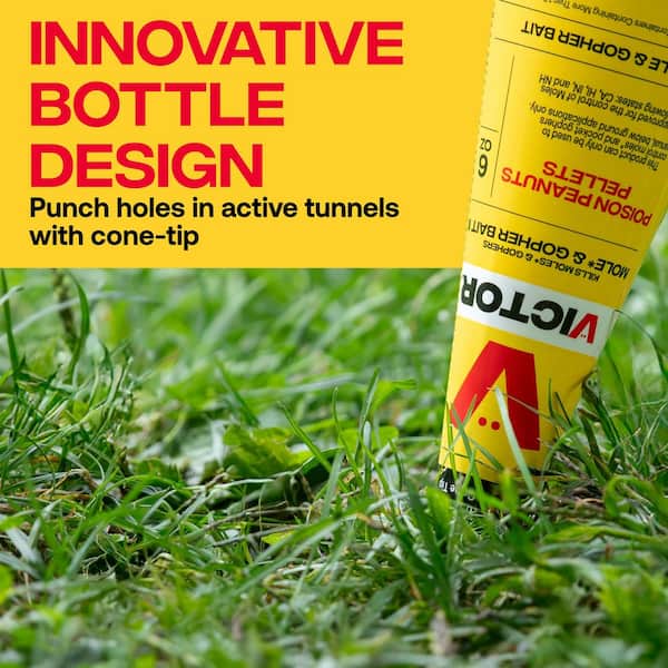 Victor 6 oz. Mole and Gopher Poison Peanuts M6006 - The Home Depot