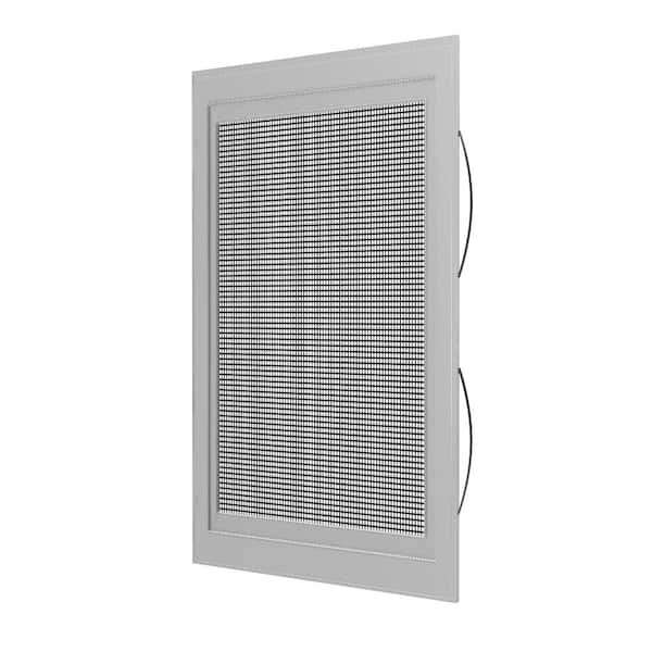 47.2 in. x 39.3 in. White UV Resistant Fiberglass Mesh Magnetic Removable  Insect Screen