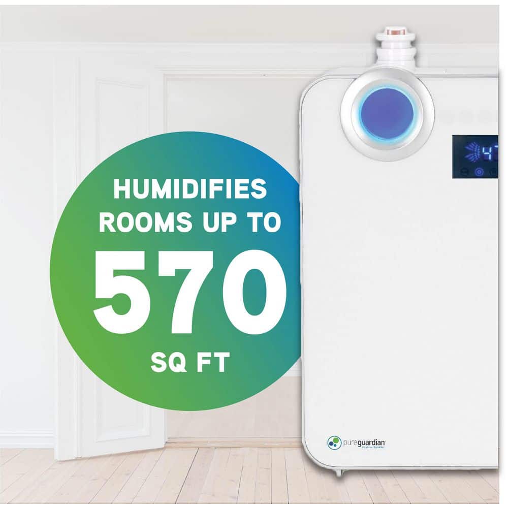 Elite Ultrasonic Warm and Cool Mist Digital Humidifier with Humidistat