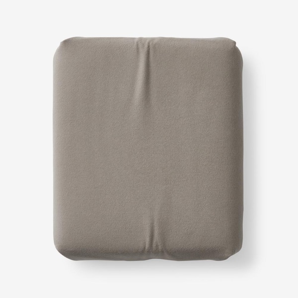 The Company Store Legacy Velvet Flannel Mocha Solid Full Fitted Sheet