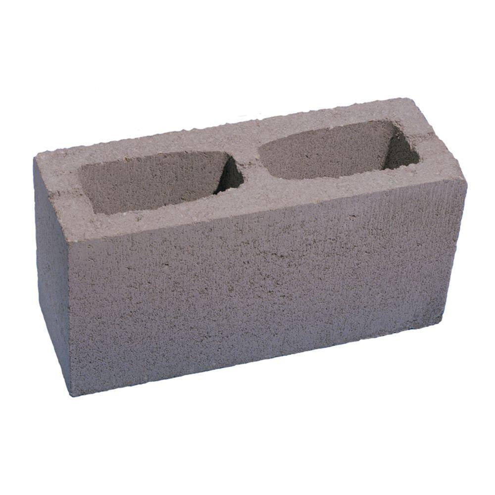 8 In X 8 In X 16 In Grey Concrete Block The Home Depot 8 In X 8 In X 16 In Grey Concrete Block The Home Depot