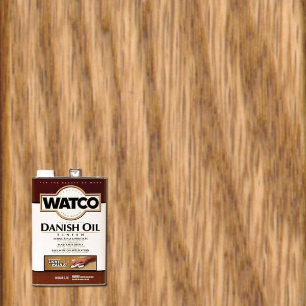 Watco 1 gal. Light Walnut Danish Oil (2-Pack)