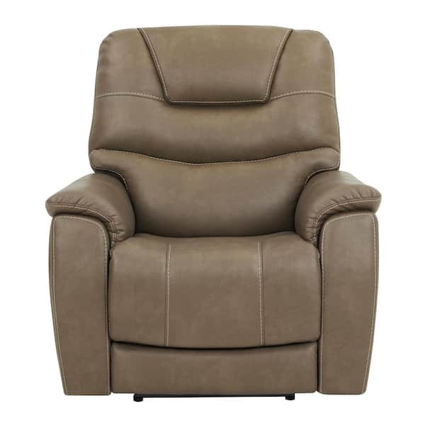 Steve Silver Adelaide Caramel Brown Polyester Double Recliner
