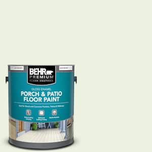 1 gal. #P380-1 Magic Mint Gloss Enamel Interior/Exterior Porch and Patio Floor Paint