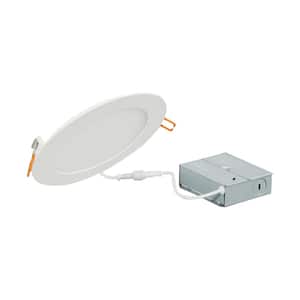ValueLED 8 in. 1-Light White Selectable Slim Microdisk Flush Mount, 1600 Lumens, (1-Pack)