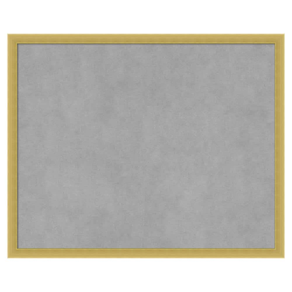 Amanti Art Svelte Polished Gold 21 In X 17 In Framed Magnetic Board A38868189331 The Home Depot 5854