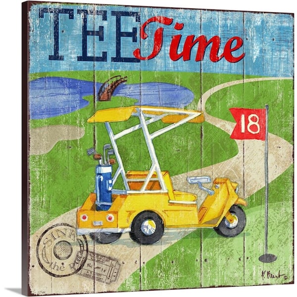 GreatBigCanvas "Golf Time III" by Paul Brent Canvas Wall Art