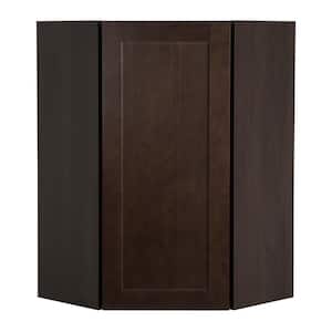 Edson Assembled 24x36x12.62 in. Corner Wall Cabinet in Dusk