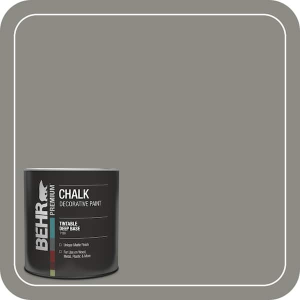 02wow021　ヌビ　ダークグレー BEHR PREMIUM 1 qt. #N220-5 Ottertail Interior Chalk Decorative