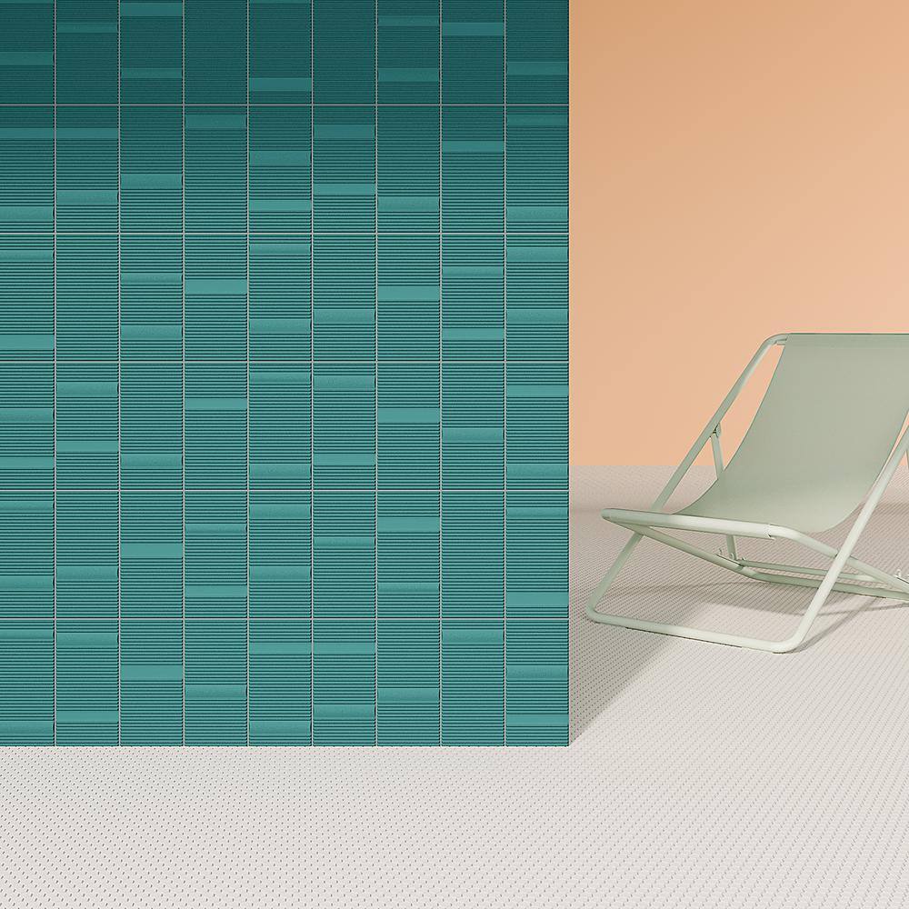 Battlefront Matte Green Ceramic Wall Tile 8'' x 16''