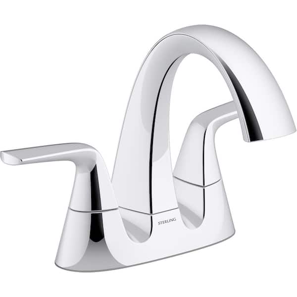 Sterling Medley 4 in. Center 2-Handle Bathroom Faucet in Polished Chrome