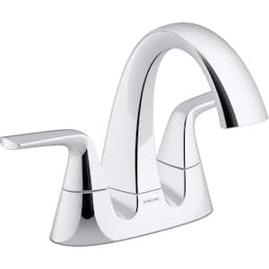 Medley 4 in. Center 2-Handle Bathroom Faucet in Polished Chrome