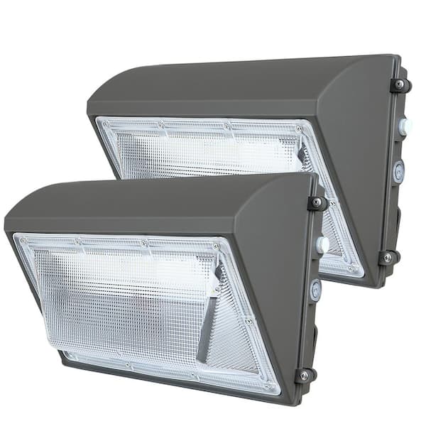 7552-Lumen 55-Watt Bronze LED Wall Pack Light 7552-Lumen 55-Watt Bronze LED Wall Pack Light