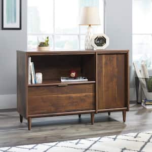 Clifford Place 44 in. Grand Walnut Particle Board TV Stand with 1 Drawer Fits TVs Up to 46 in. with Storage Doors