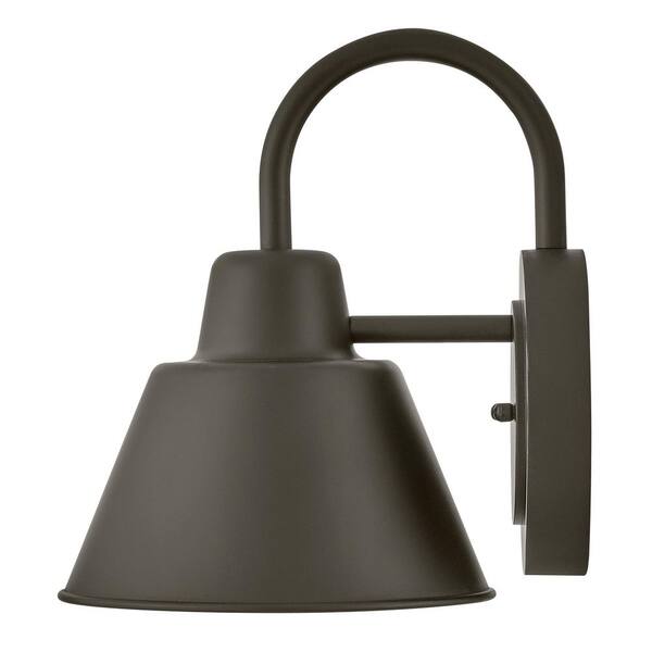 LARK - Wes Oil Rubbed Bronze Outdoor Wall Lantern Sconce (1-Light)