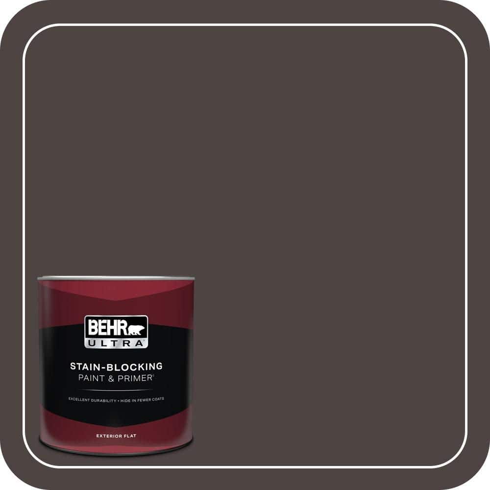 1 qt. #N110-7 Black Garnet Flat Exterior Paint & Primer price history on PriceWatchPro