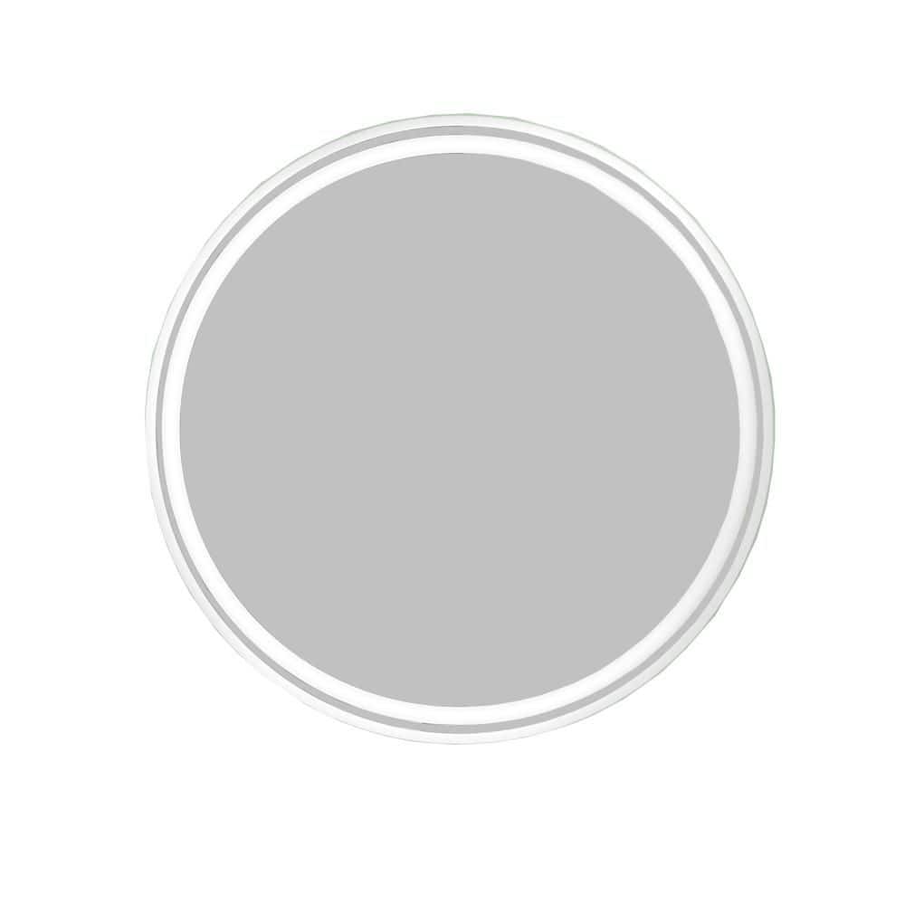28 in. W x 28 in. H Round Framless Mirror Wall Mirror Wall Decor Mirror