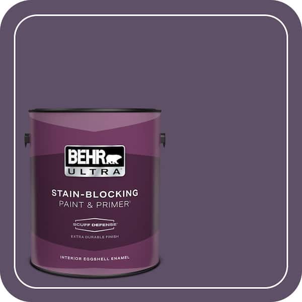 BEHR ULTRA 1 gal. #M560-7 Muscat Grape Extra Durable Eggshell Enamel Interior Paint & Primer