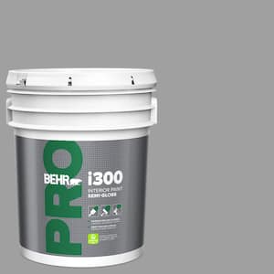 5 gal. #PPU26-06 Elemental Gray Semi-Gloss Interior Paint