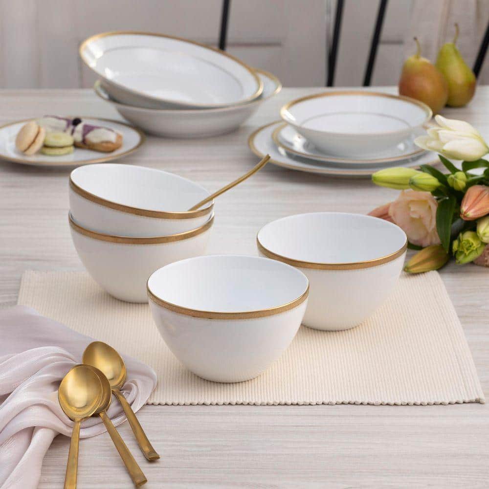Noritake Noritake Charlotta Gold 6 in. 29 fl. oz. (Gold) Porcelain