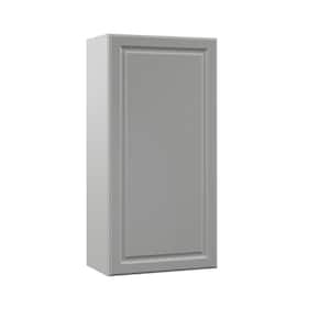 Designer Series Elgin Assembled 21x42x12 in. Wall Kitchen Cabinet in Heron Gray