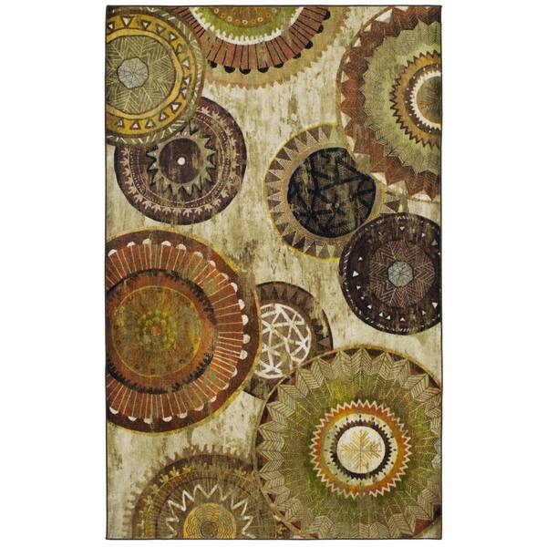Mohawk Home Armindale Brown 8 ft. x 10 ft. Geometric Area Rug
