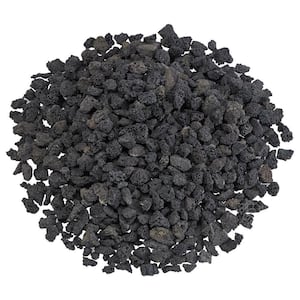 Small Black Lava Rock (1/4 in. - 1/2 in.) 10 lb. Bag (2-Pack)